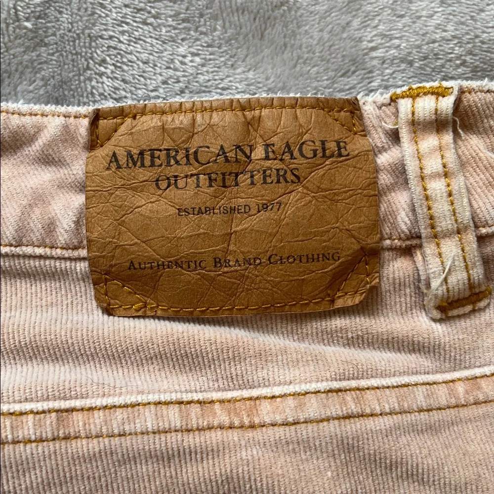 American Eagle Outfitters Women's Size 14 Light Tan Corduroy Pants - Picture 3 of 6